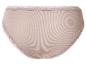 Lichtroze geribde slip met delicate kanten rand