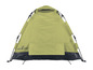 Une tente verte Rocktrail pour le camping.