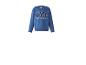 Sweat-shirt bleu avec inscription 'NYC MY TEAM' sur la poitrine