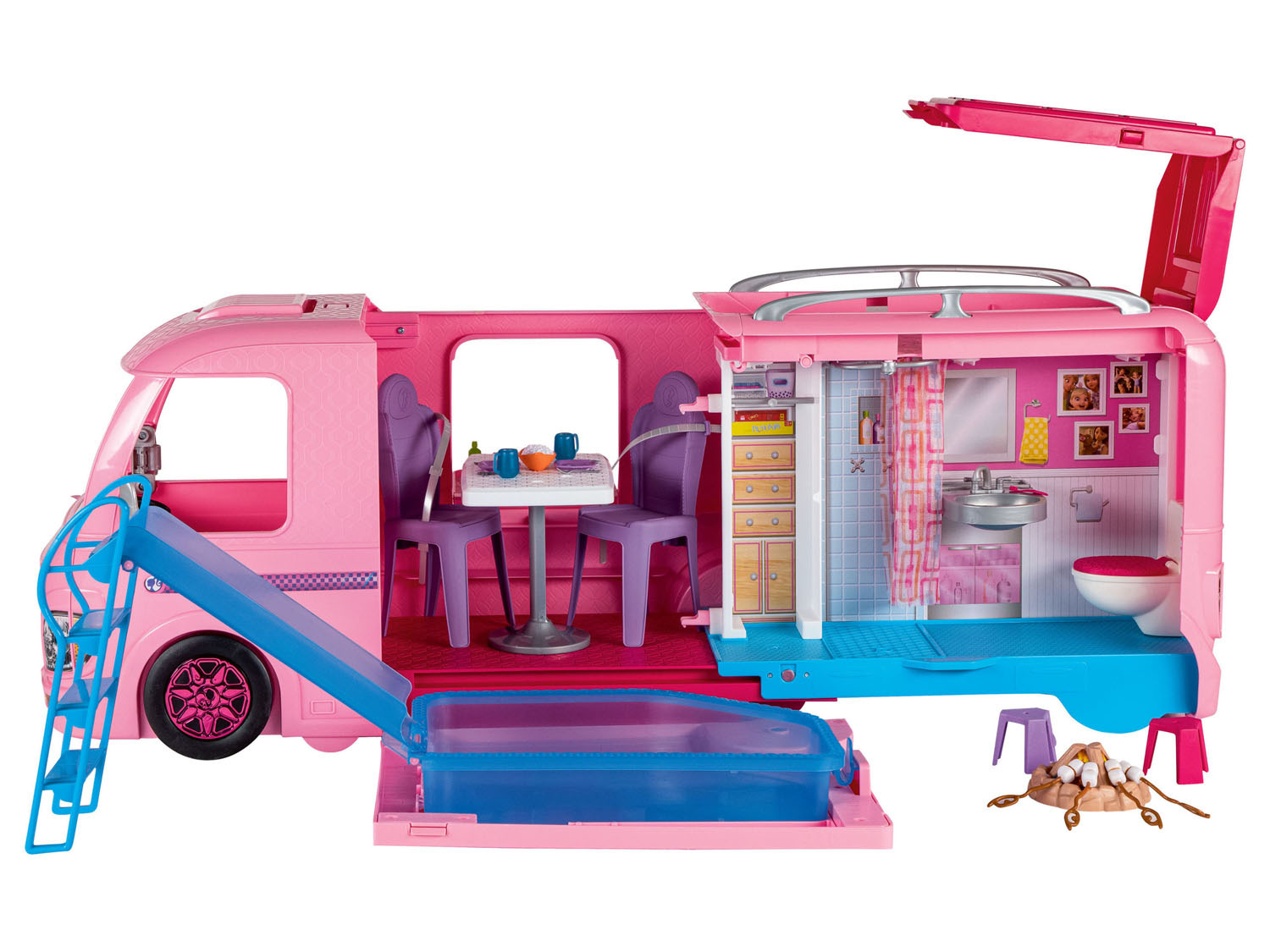 vlotter Stationair Kostbaar Barbie Super avonturen camper online kopen op Lidl.be