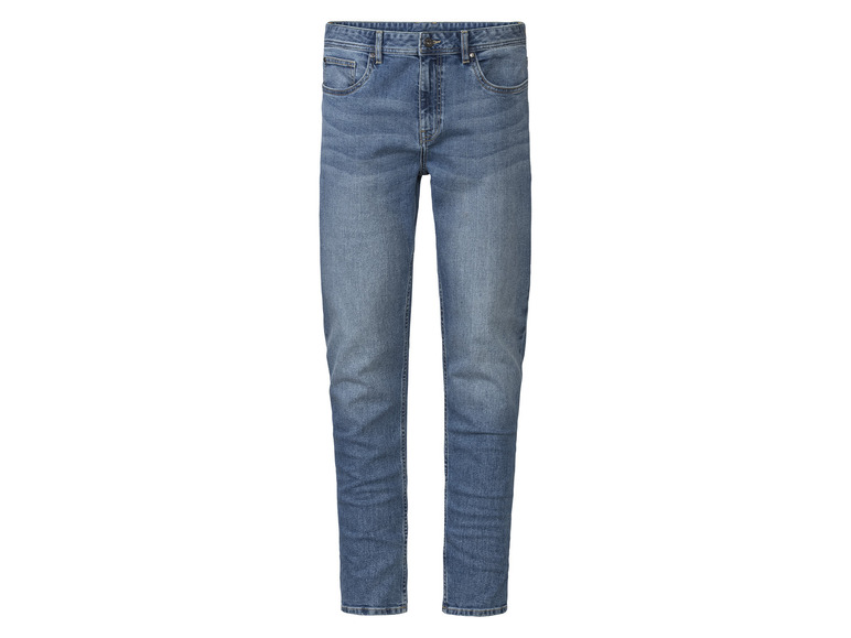 Ga naar volledige schermweergave: LIVERGY® Tapered fit jeans van een katoenmix - afbeelding 4
