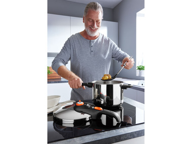 Tefal Autocuiseur Secure Click, contenu 6 L, acier inoxydable