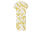 Zomerjurk voor dames met gele print.