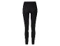 Legging noir vu de dos sur fond blanc.