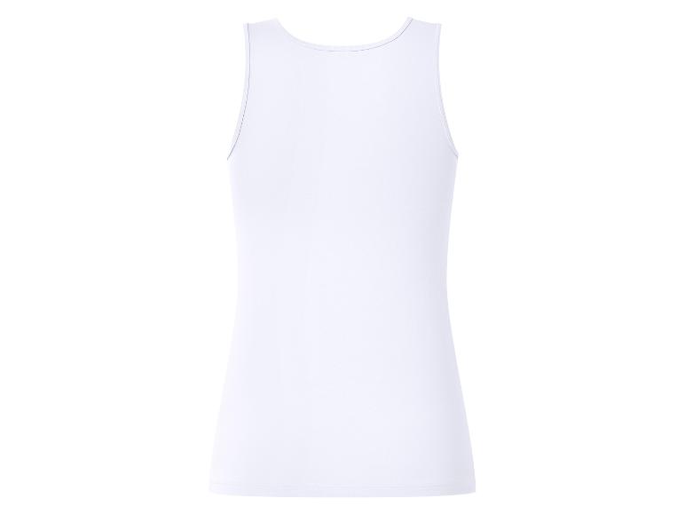 Débardeur blanc pour femme, vue arrière