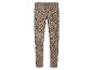 Pantalon à imprimé léopard dans les tons beige et noir.