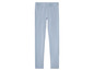 Lichtblauwe leggings voor dames.