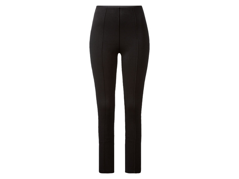 Zwarte leggings met een smalle pasvorm.