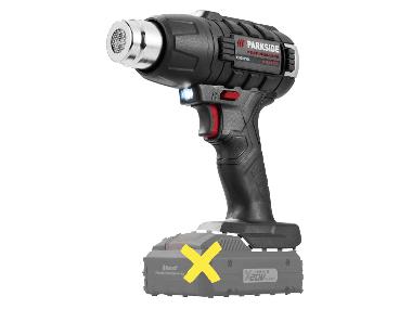 Pistolet à air chaud sans fil 20 V PARKSIDE PERFORMANCE® PPHLGA20