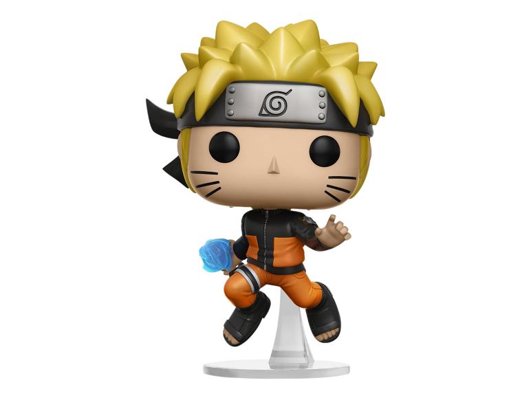 Une figurine Funko Pop de Naruto en pose d'action.