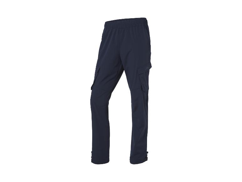 Pantalon cargo bleu foncé avec taille élastique