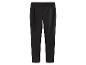 Pantalon de survêtement noir avec taille élastique et poches latérales.