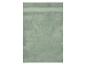 Groene handdoek met een horizontaal gestreept detail.
