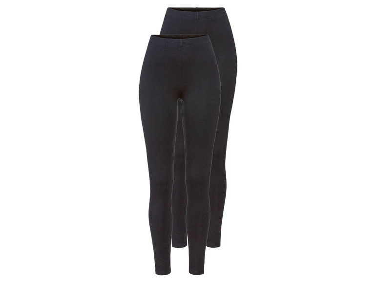 Aller en mode plein écran esmara® Set de 2 leggings en un mélange de coton - Photo 6