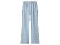 Pantalon large bleu clair avec taille élastique