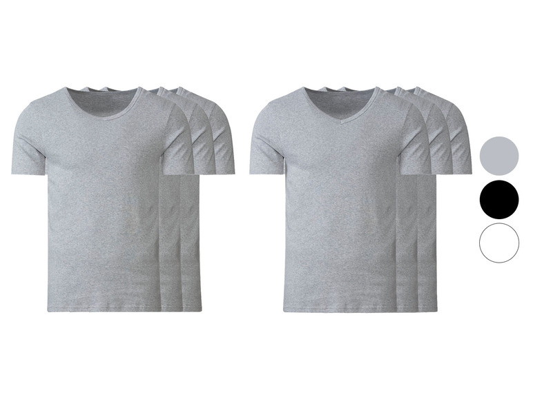 Ga naar volledige schermweergave: LIVERGY® Set van 3 katoenen T-shirts - afbeelding 1