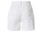 Short blanc pour femme, vue arrière