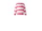 Sweat-shirt à manches longues rayé rose et blanc pour enfant