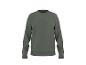 Sweat-shirt gris à manches longues et col rond.