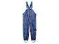 Salopette de pluie bleue pour enfants avec imprimé Spiderman.