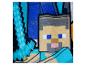 Handdoek met een pixelated videogamekarakter met een blauw zwaard.