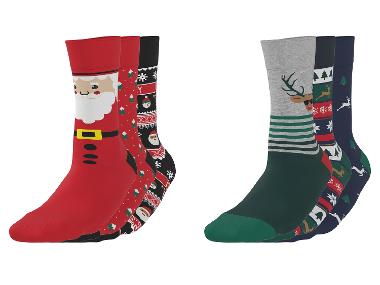 Chaussettes de Noël pour hommes, 3 paires esmara®