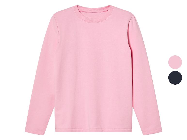 Roze longsleeve met lange mouwen.