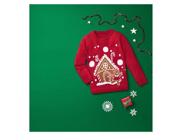 Aller en mode plein écran lupilu® Pull de Noël avec lumières LED ou son - Photo 7