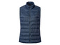Un gilet matelassé bleu foncé