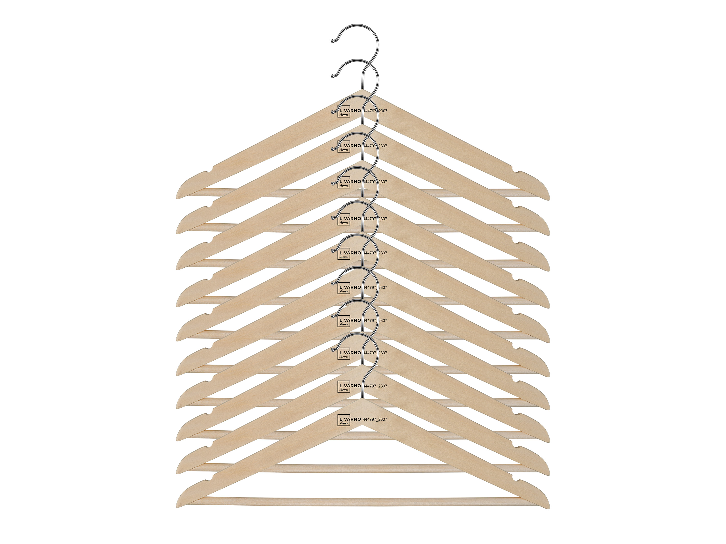 Kleerhangers LIVARNO home, 10-delige set