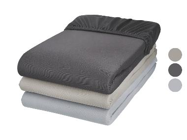 LIVARNO® Drap-housse en jersey de microfibre, 180-200 x 200 cm