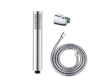Wenko Basic Line Ensemble de douchette pour baignoire