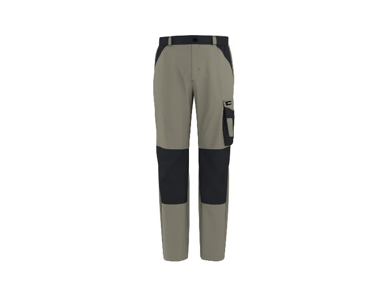 PARKSIDE heren werkbroek in beige en zwart met cargozakken