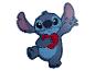 Een Stitch puzzel met een hart in zijn handen