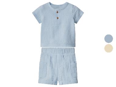 lupilu® Ensemble en mousseline pour bébés, 2 pièces