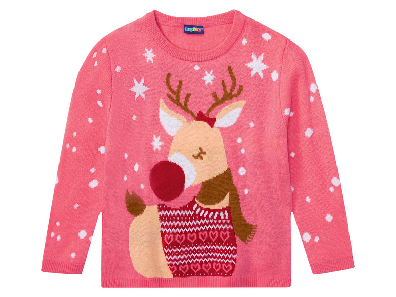 Aller en mode plein écran lupilu® Pull de Noël avec lumières LED ou son - Photo 2