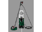 Parkside hogedrukreiniger: hoofdeenheid, lans en roterend accessoire.