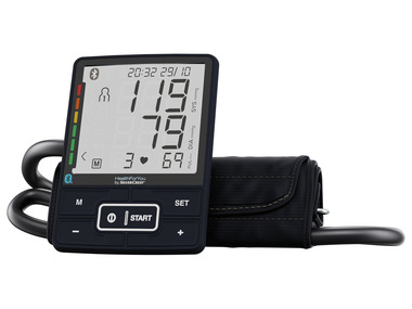 SILVERCREST® PERSONAL CARE Tensiomètre de bras, fonction Bluetooth®, avec app