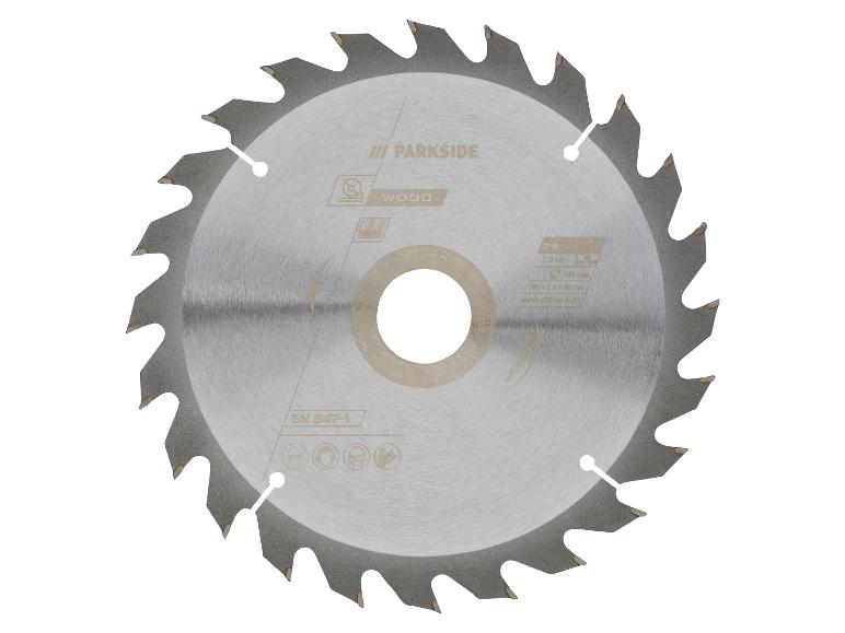 Lame de scie circulaire pour bois, diamètre 190mm, 24 dents, trait de 2.8mm, conforme EN 847-1.
