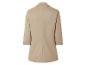 Beige damesjas met ¾ mouwen.