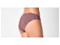Dames slip met kant, zijaanzicht
