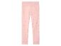 Legging rose pour enfant à pois rouges