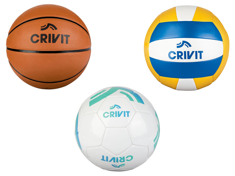 Ga naar volledige schermweergave: crivit Voetbal, volleybal of basketbal - afbeelding 1