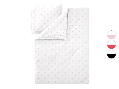 LIVARNO® Housse de couette en percale de coton, 260 x 240 cm