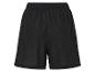 Shorts noirs en lin, style décontracté.