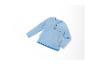 Blauw kindershirt met lange mouwen, maritieme stijl.