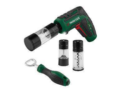 PARKSIDE® Set visseuse sans fil 4 V PAS4, avec accessoires BBQ