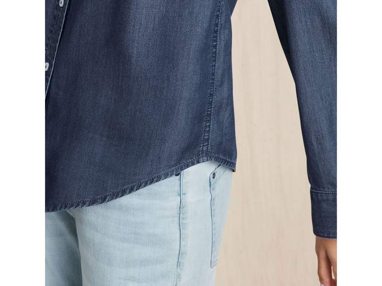 Ga naar volledige schermweergave: esmara® Blouse met denim-look - afbeelding 12