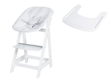 Chaise haute évolutive avec planche à manger roba