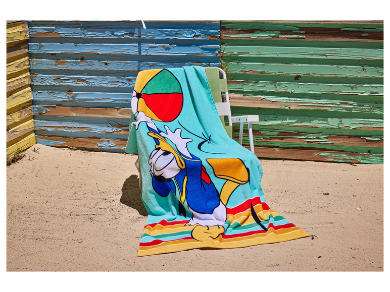 Aller en mode plein écran Serviette de plage enfant en velours, 75 x 150 cm - Photo 3